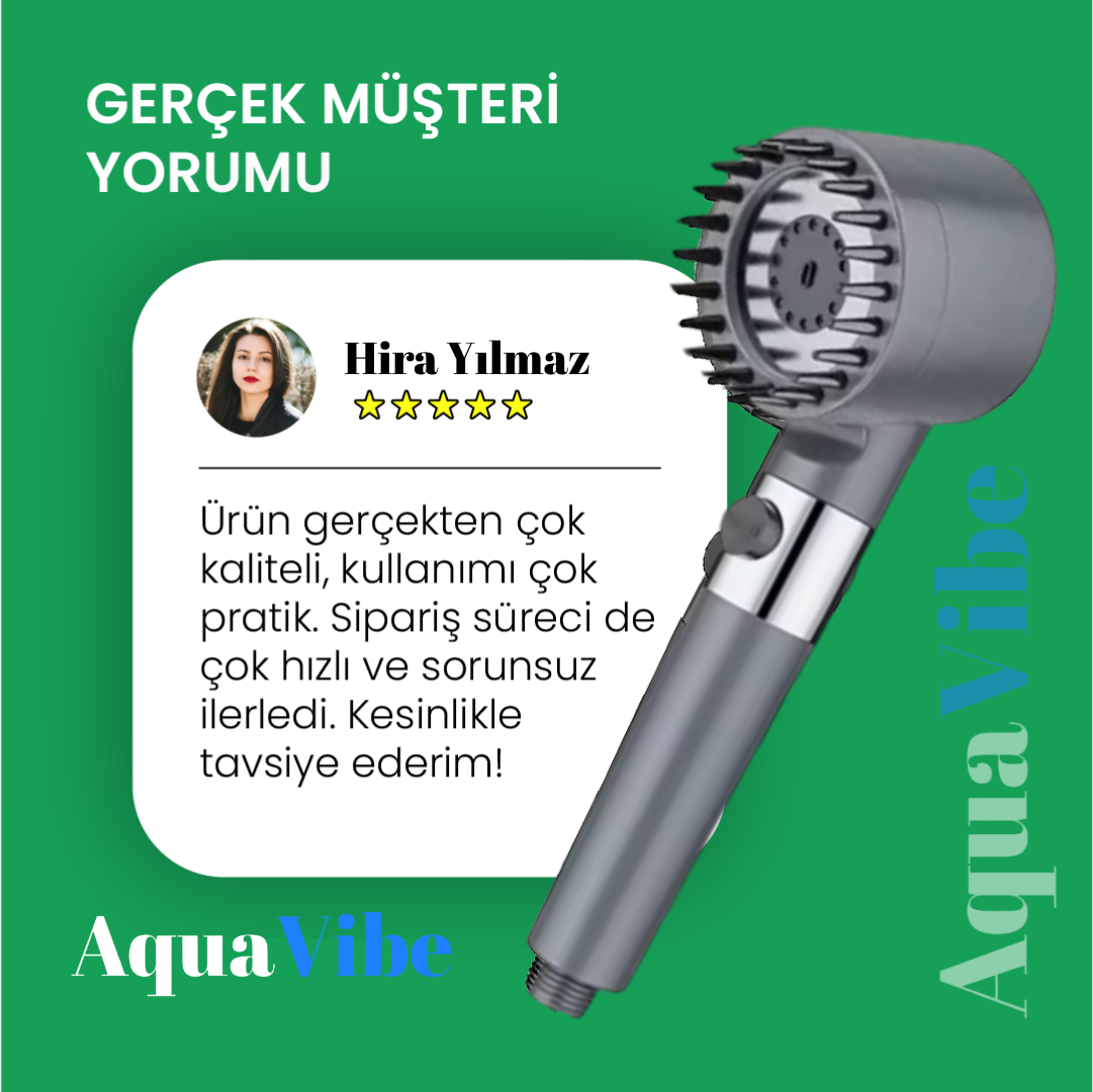 AquaVibe™ Filtreli Duş Başlığı